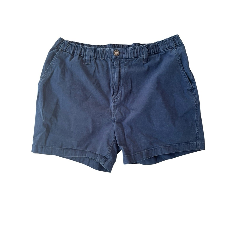 Chubbies Men Shorts Khaki Everywear Shorts 5.5"‎ Inseam Elastic Waist, Size 2XL